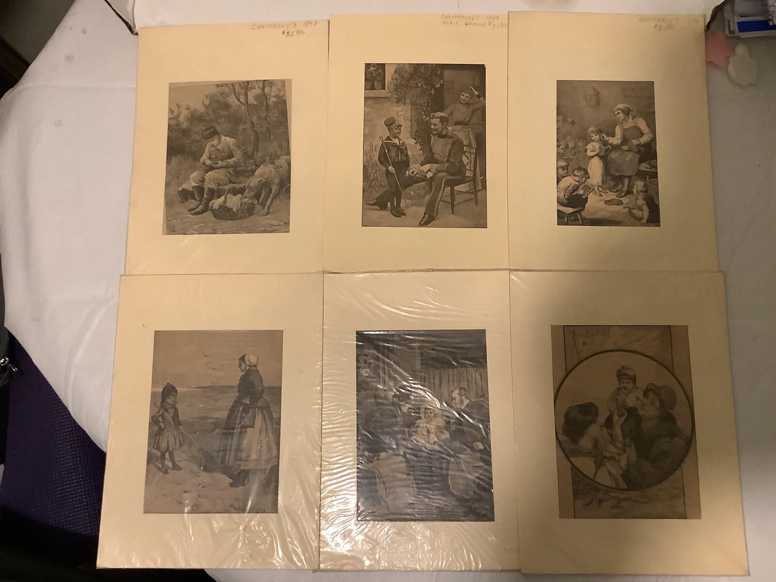 Antique B&W Illustrated Print By W H C Groome Antique B&W Illustrated Print By W H C Groome