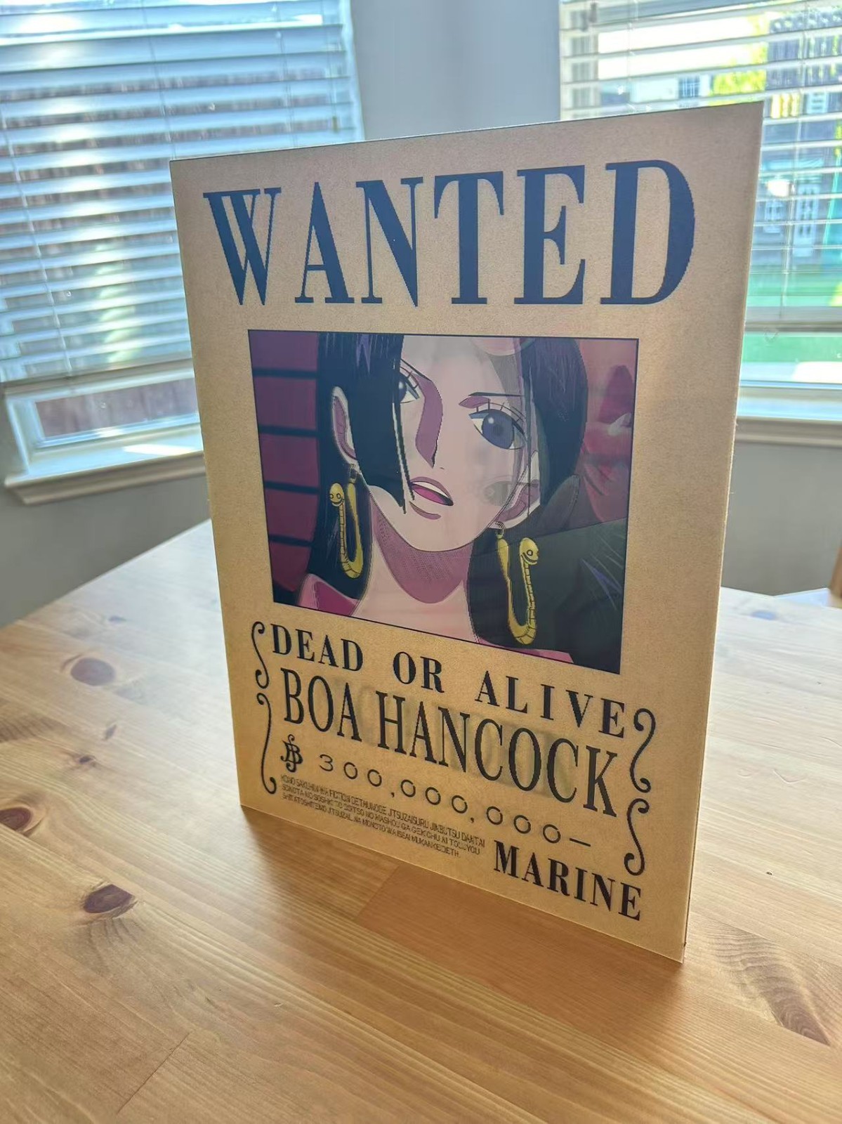 3D Motion Anime Poster-One Piece3D Wanted Boa Hancock Lenticular Wall Art Decor
