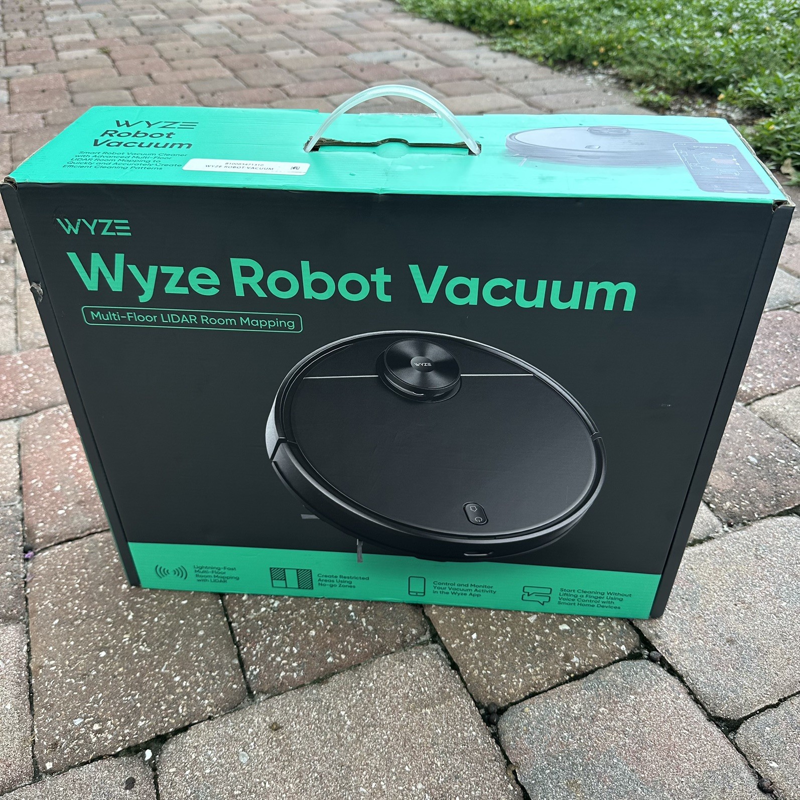 Wyze Robot Vacuum WVCR200S LiDAR Multi-Floor Room Mapping WiFi NEW SEALED