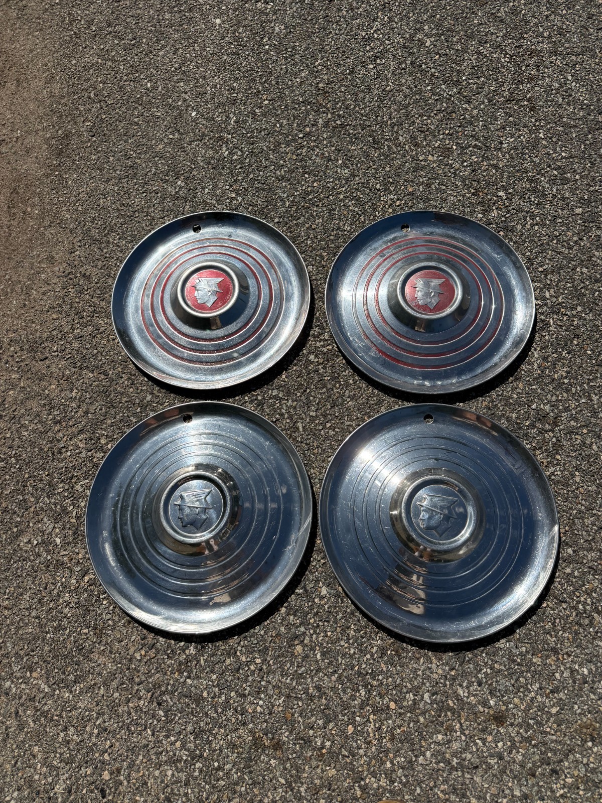 Factory 1949 to 1953 Mercury Monterey 15 inch hubcaps