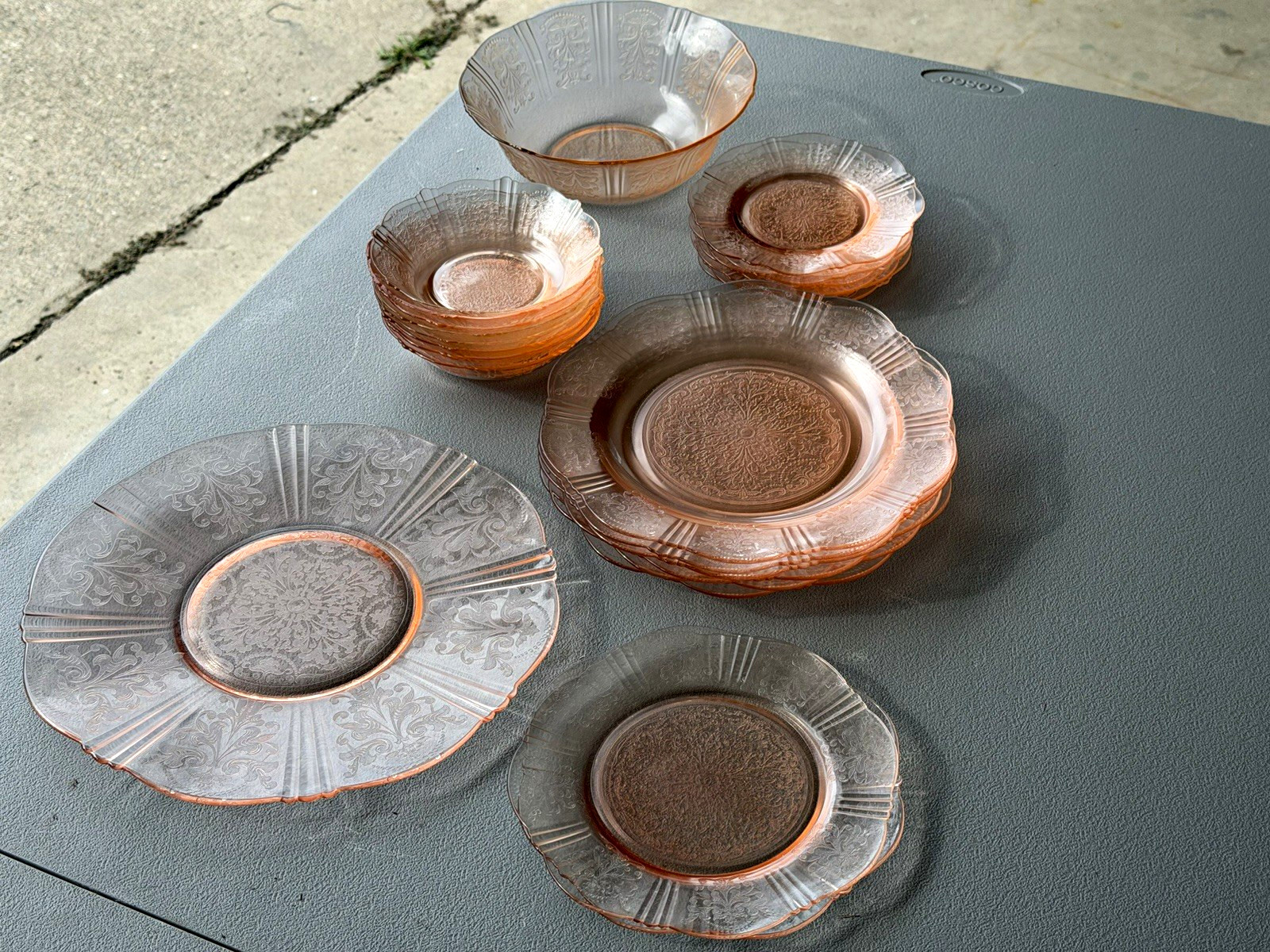 Vintage 1930s MacBeth-Evans American Sweetheart Pink Depression Glass Collection