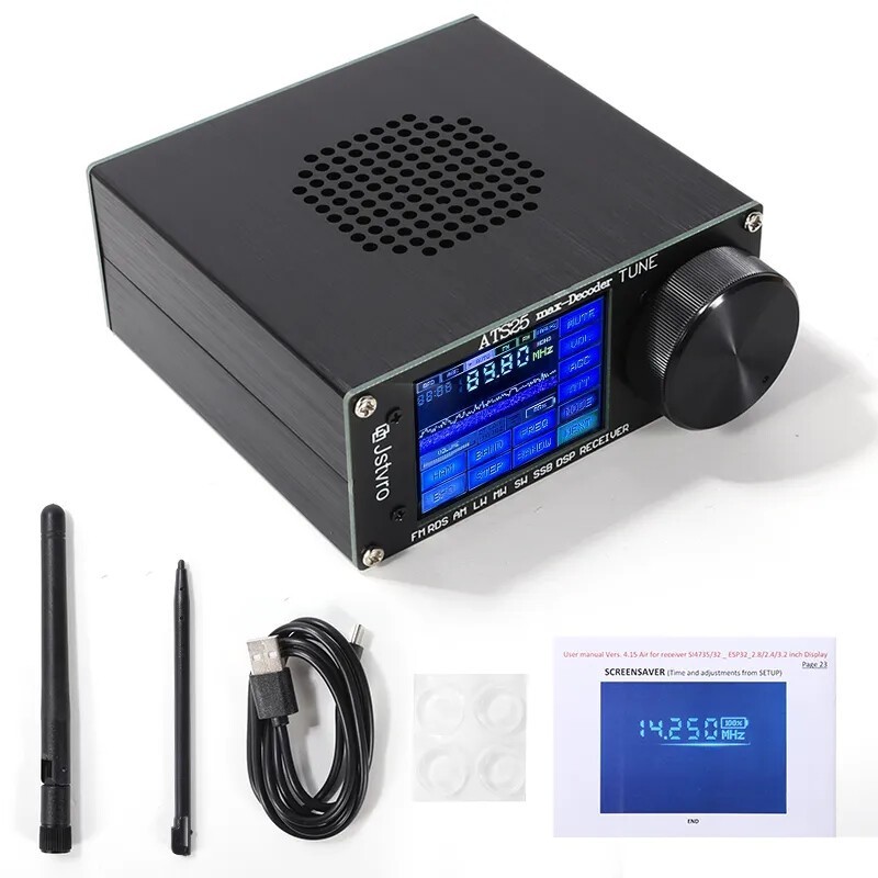 ATS-25max _decoder Si4732 Full-Band Radio Receiver Support CW RTTY FT8 SW MW New