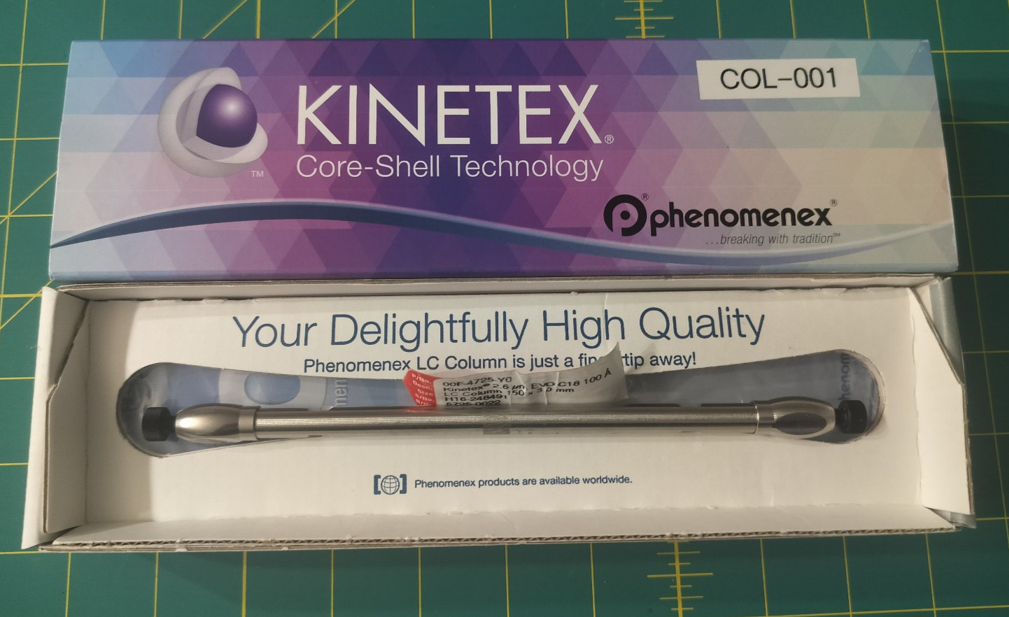 Phenomenex Kinetex Evo C18 3.0x150 mm 2.6 µm 100Å LC column P/N 00F-4725-Y0