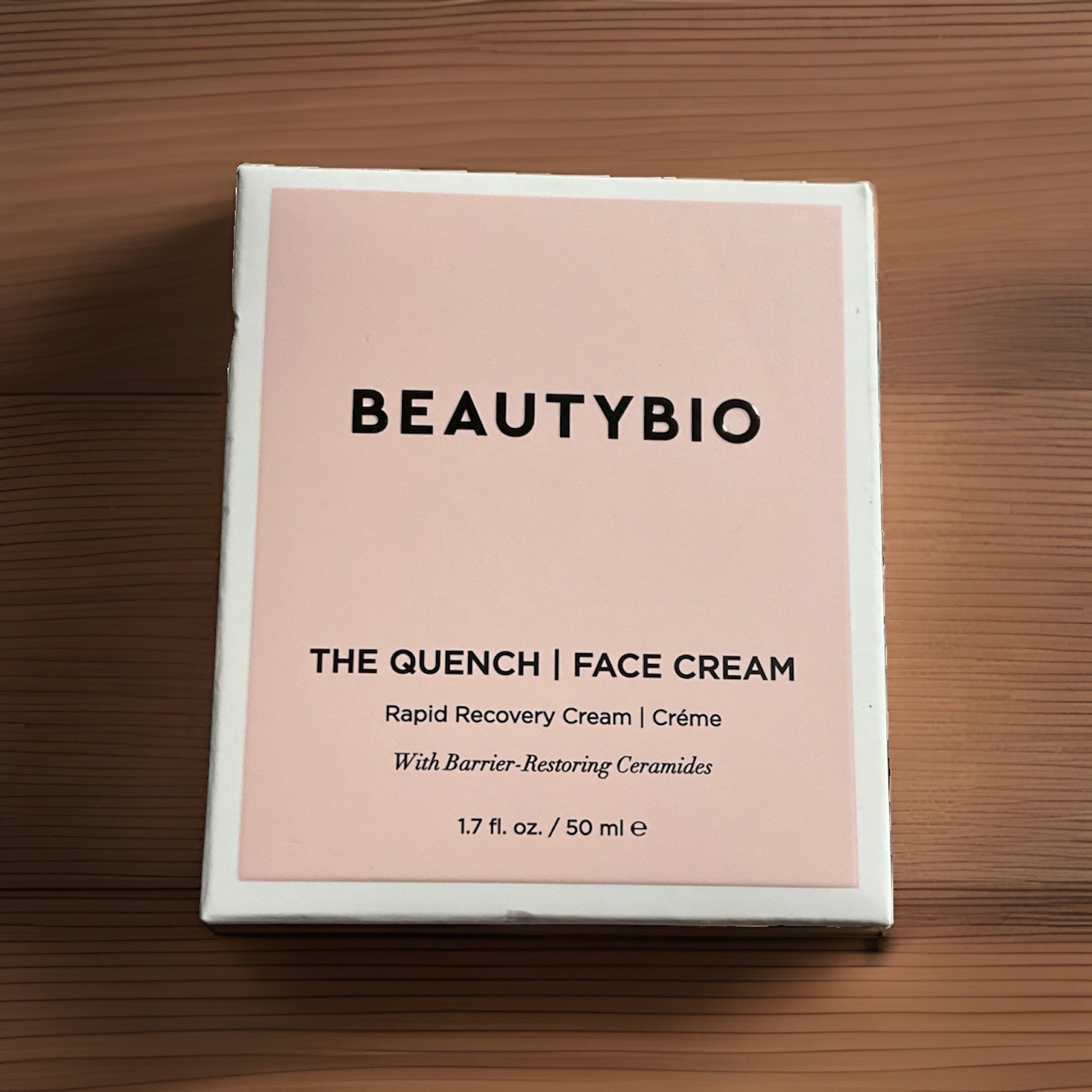  New In Box BeautyBio. The Quench | Rapid Recovery Face Cream  50 ml / 1.7 fl oz