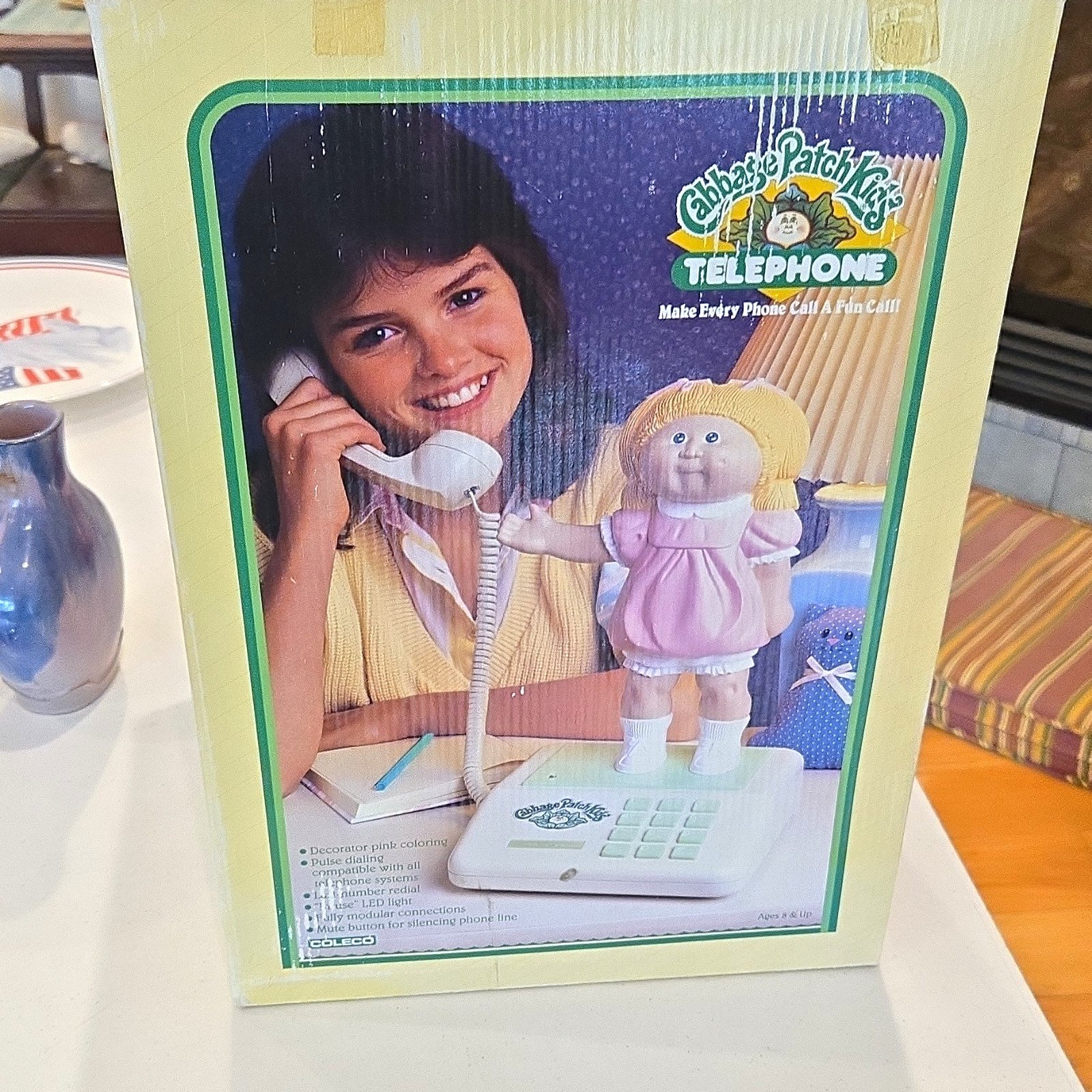 Coleco Cabbage Patch Kids Telephone Boxed \ Coleco Cabbage Patch Kids Telephone Boxed \