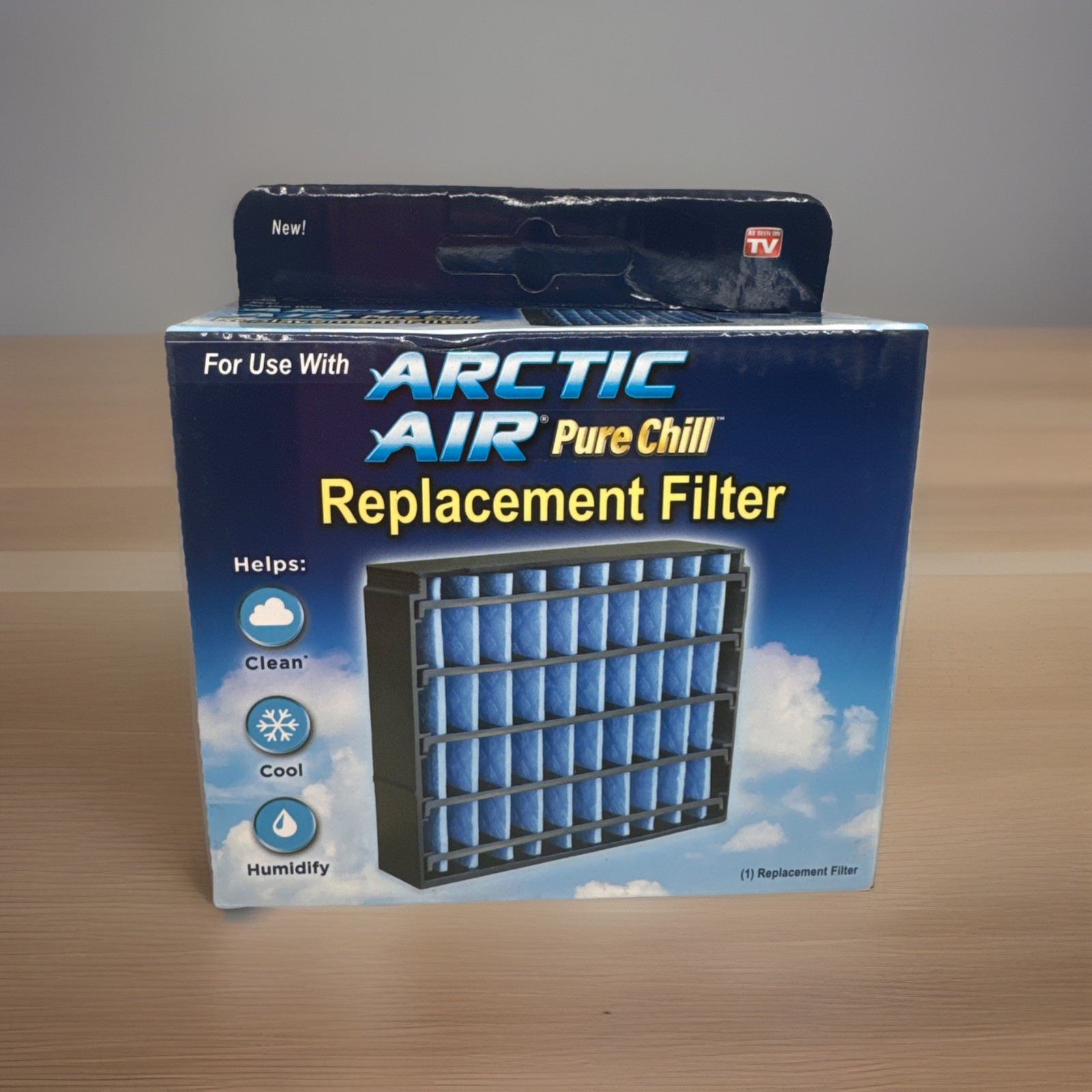 OnTel Arctic Air Pure Chill Replacement Air Filter Blue New OnTel Arctic Air Pure Chill Replacement Air Filter Blue New