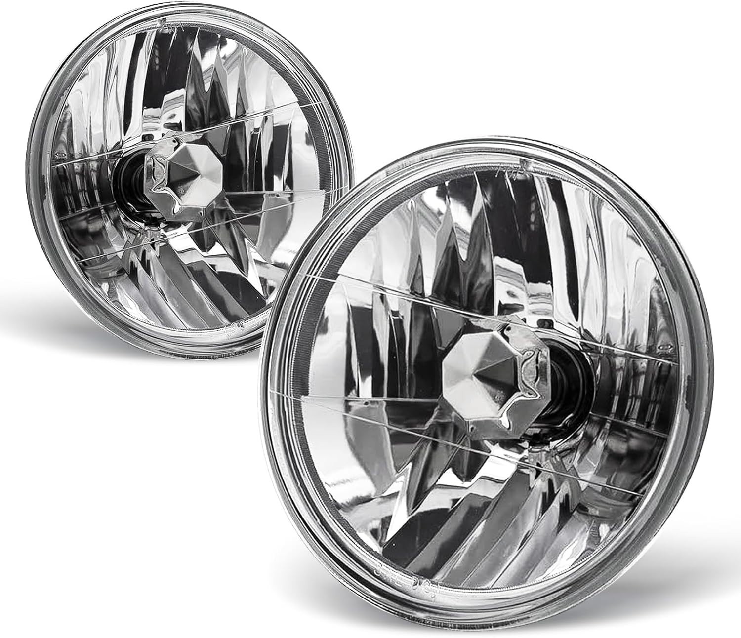 Pair 7 inch Headlights Round DOT Approved Hi/Lo Lamp For 1967-1972 Chevy C10 Pair 7 inch Headlights Round DOT Approved Hi/Lo Lamp For 1967-1972 Chevy C10