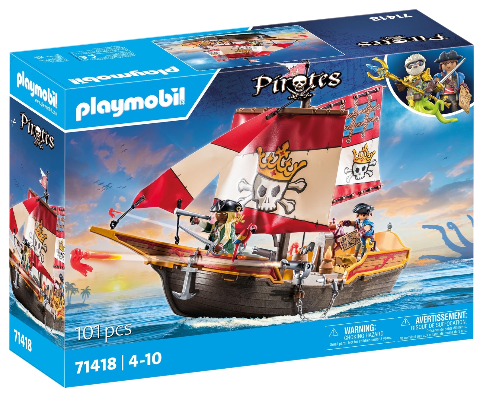 Playmobil Pirate Ship Modern