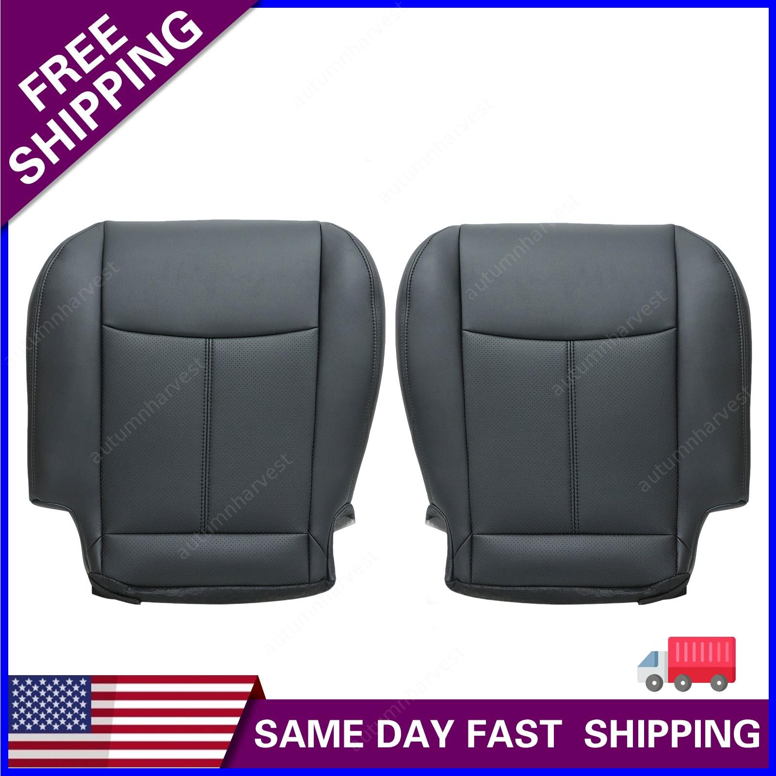 For 2013-20 Nissan Pathfinder Driver & Passenger Bottom Leather Seat Cover 2Pcs For 2013-20 Nissan Pathfinder Driver & Passenger Bottom Leather Seat Cover 2Pcs