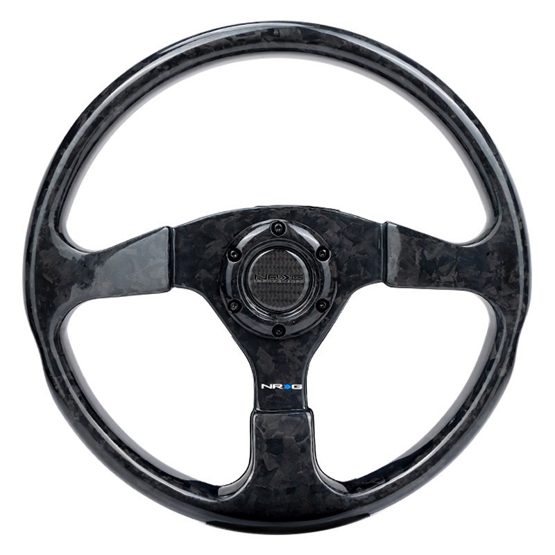 NRG Innovations ST-012FC 3-Spoke Forged Carbon Fiber Steering Wheel