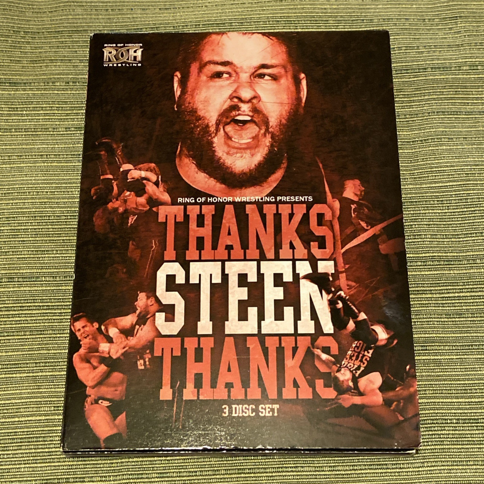 ROH Wrestling - Thanks Steen Thanks (DVD, 2014, 3-Disc Set) Kevin Steen