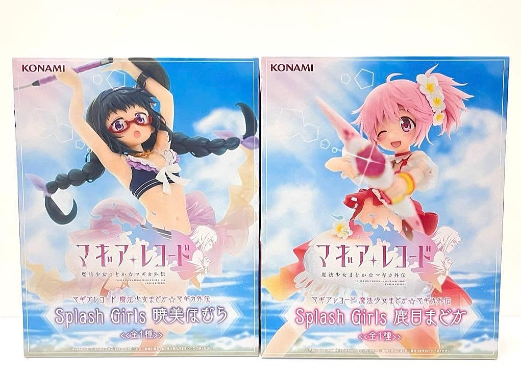 Magia Record Puella Magi Madoka Magica Splash Girls Madoka Homura Figure set