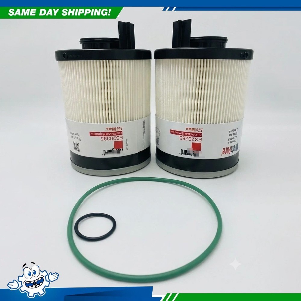 2 Pack FS20385 For Fleetguard Fuel/Water Separator FS20083, PF46145, A0000905051 2 Pack FS20385 For Fleetguard Fuel/Water Separator FS20083, PF46145, A0000905051