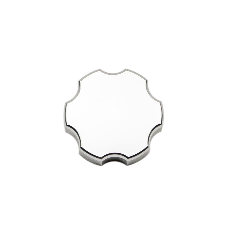 Wehrli For 99-24 GM Truck Billet Aluminum Brake Reservoir Cap - Clear Anodized
