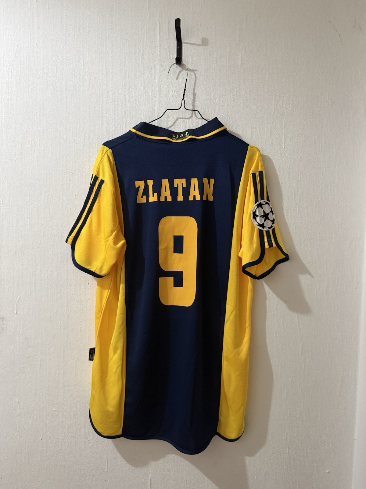 Zlatan Ibrahimovic Ajax Back Jersey Away Kit 2000
