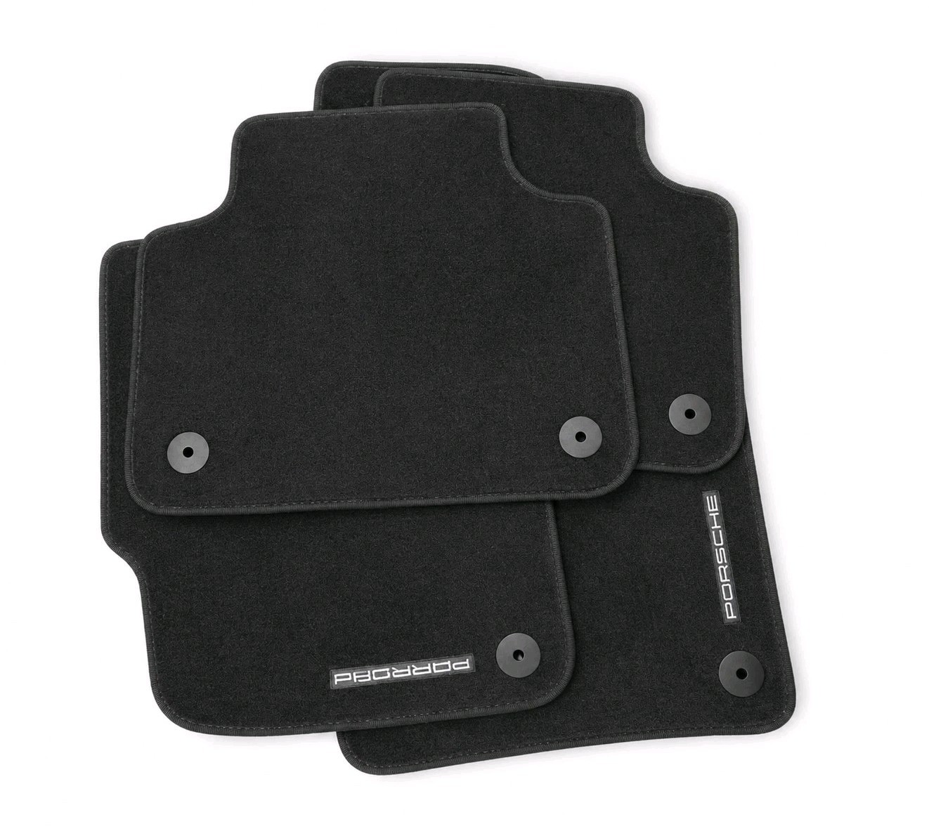 OEM 2019 - 2023 Porsche Cayenne  CARPETED FLOOR MATS 4PC SET GRAPHITE BLUE