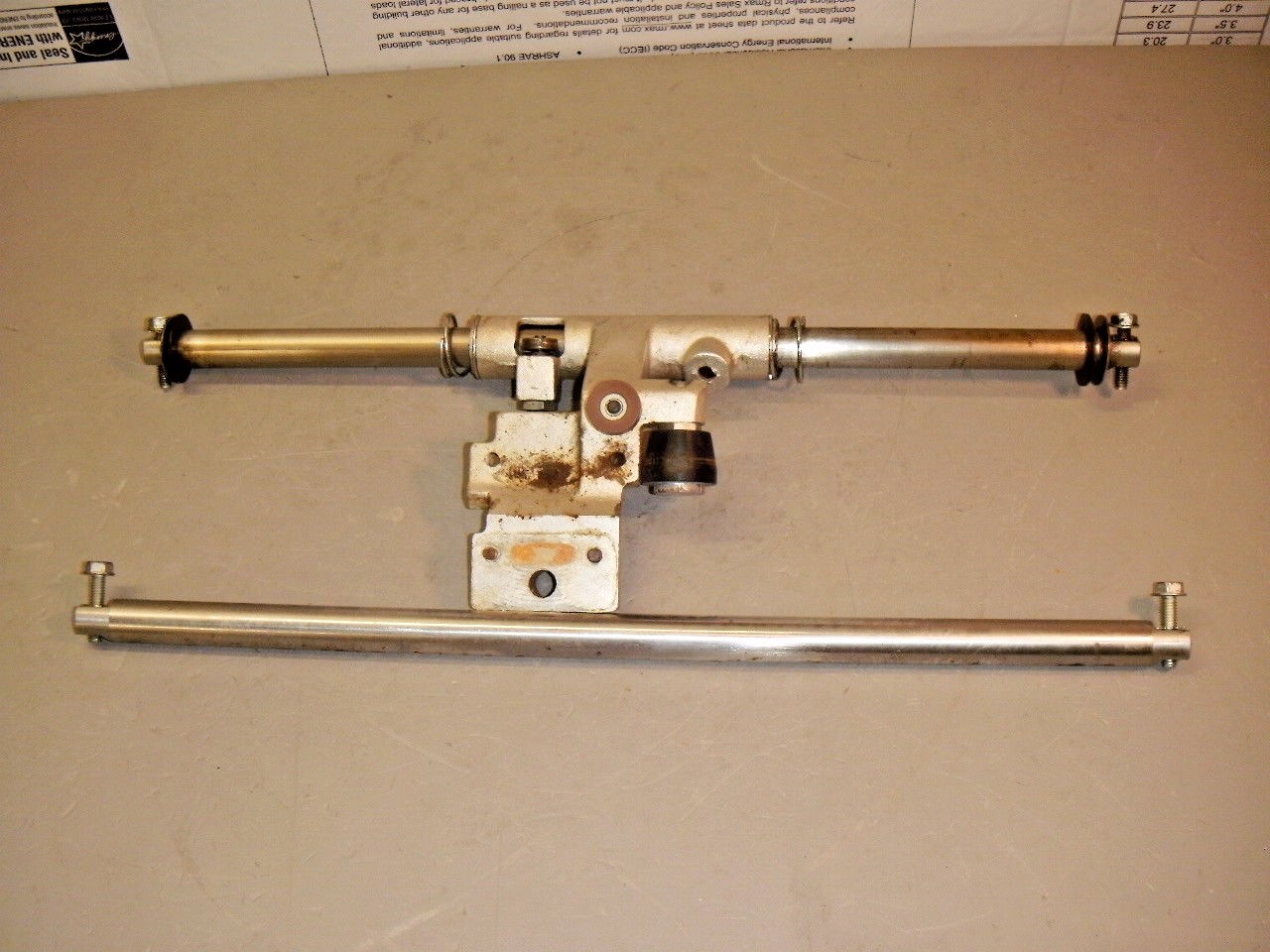 Hobart 1612E Slicer Carriage Bearing Assembly with Upper & Lower Slide Bars
