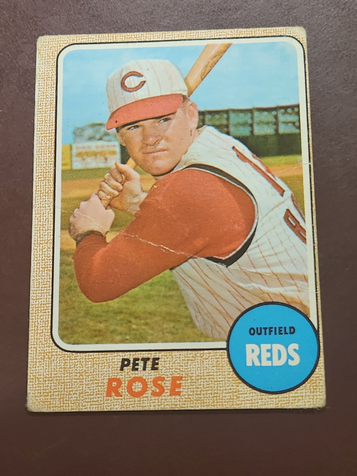 1968 Topps Pete Rose #230 Reds Vintage \