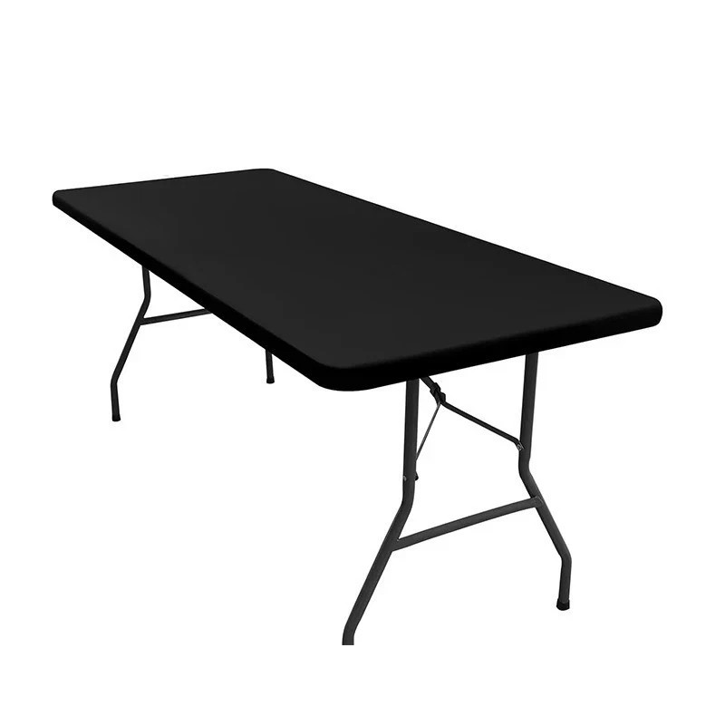 6Ft Plastic Folding Table cover  - Ideal for Indoor/Outdoor Dining & Party Use