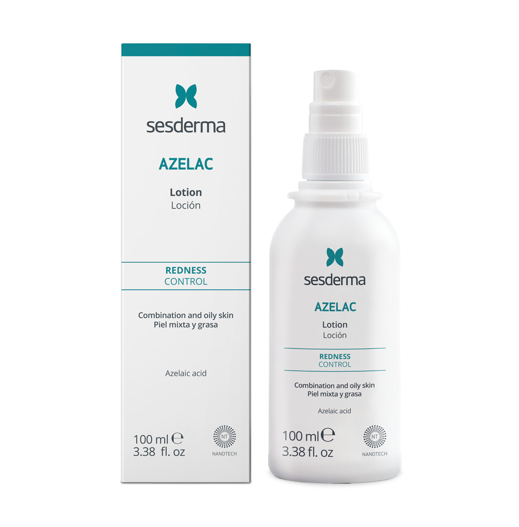 Sesderma Azelac Lotion for Face, Body and Hair 100ml / 3.38oz Exp 04/2031