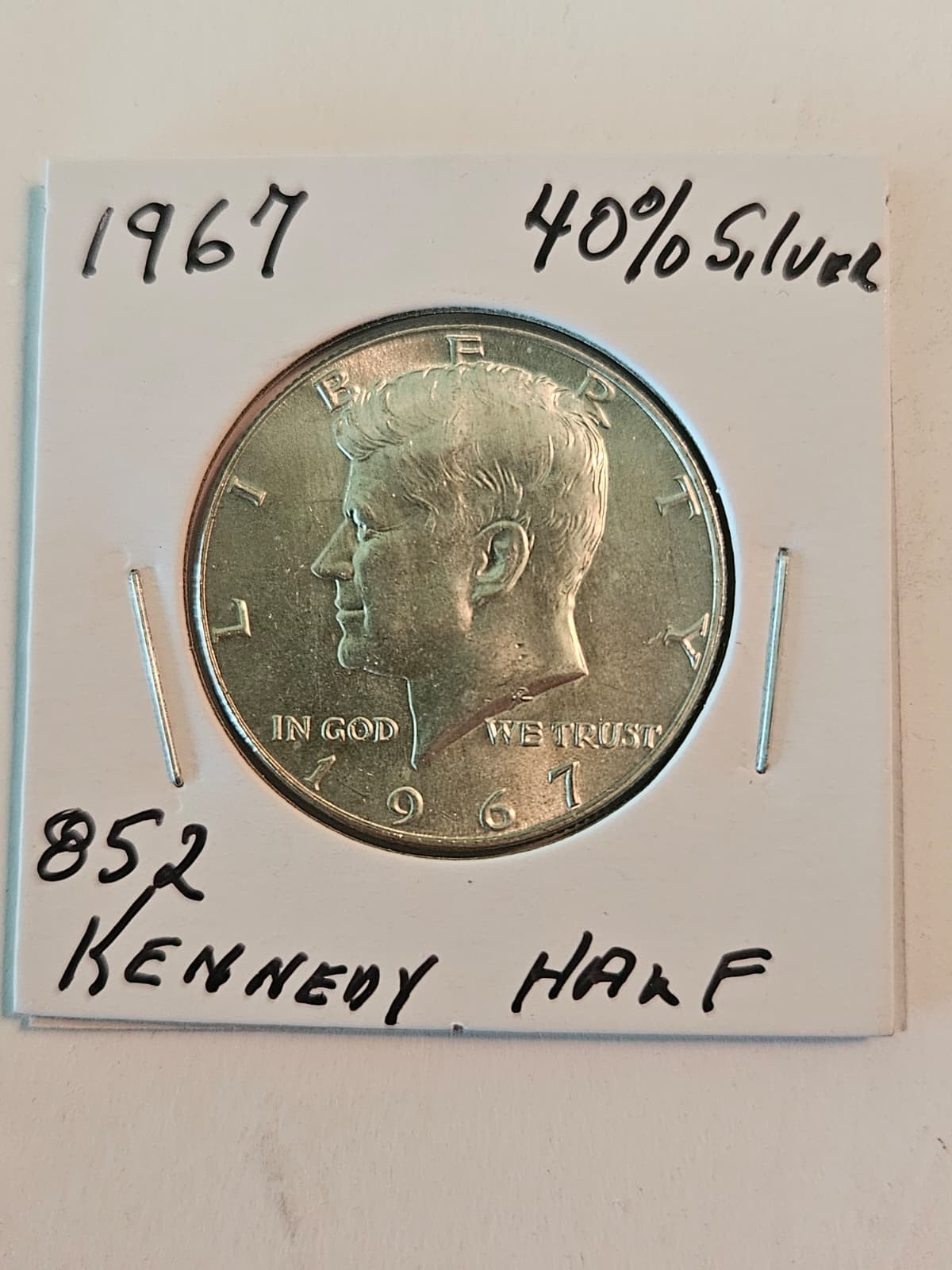 1967 Kennedy Half Dollar 40% Silver Circulated SET SHIPPING US Coin #852