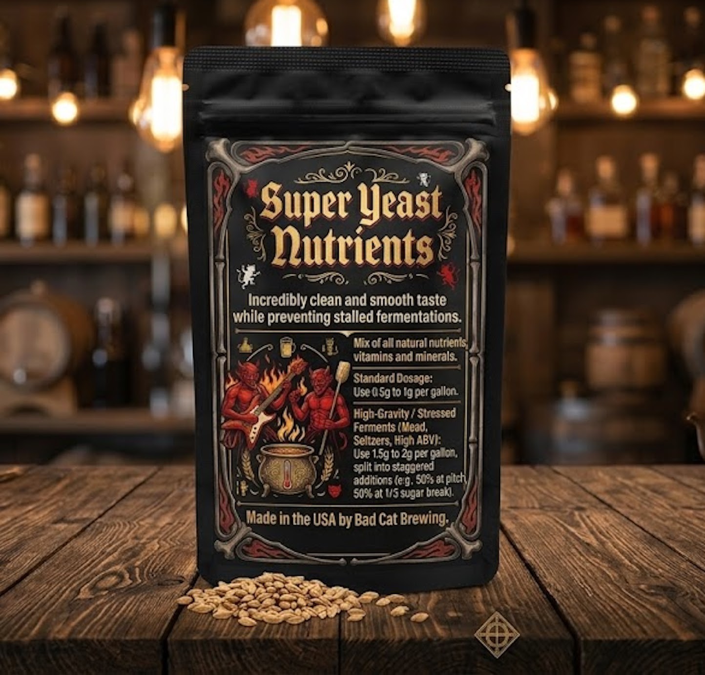 SUPER Yeast Nutrient For Brewing (Beer, Wine Whiskey) Clean Taste USA Made