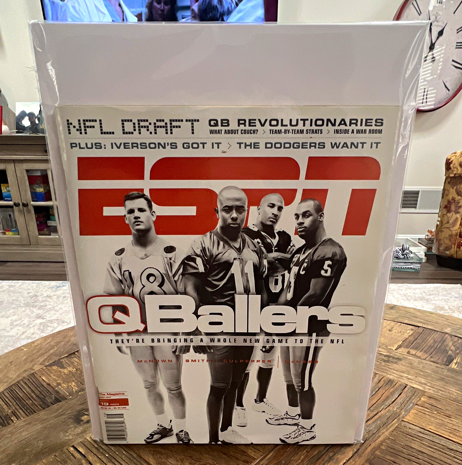 ESPN The Magazine April 2000 Vol 3 #15 QB Ballers NFL Draft McNabb Smith ESPN The Magazine April 2000 Vol 3 #15 QB Ballers NFL Draft McNabb Smith