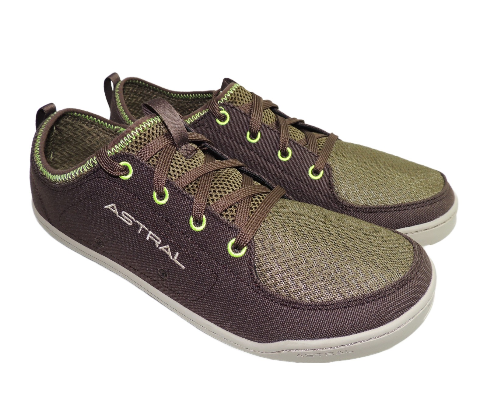 Astral Loyak Casual Water or Land Shoes EU 44 USA Men 10 Brown-Olive-Worn Once