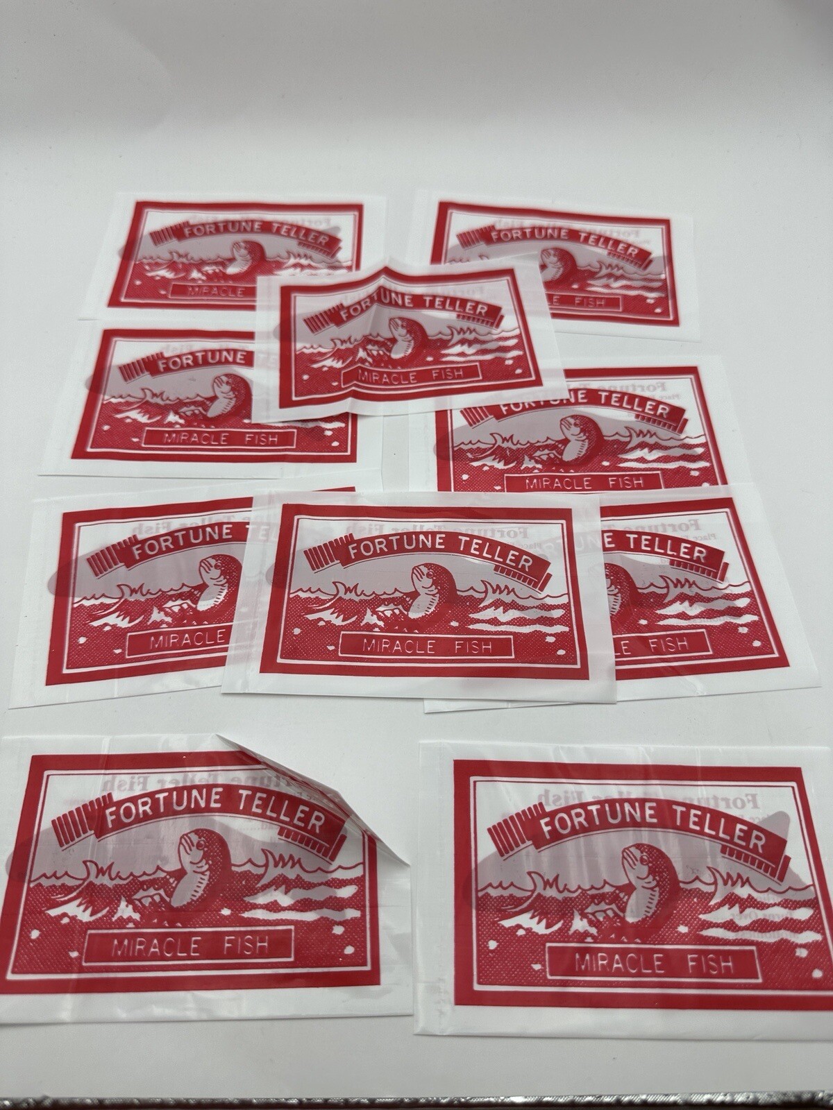 Vintage Fortune Teller Miracle Fish Tells Your Fortune NEW LOT OF 10 Magic Trick Vintage Fortune Teller Miracle Fish Tells Your Fortune NEW LOT OF 10 Magic Trick