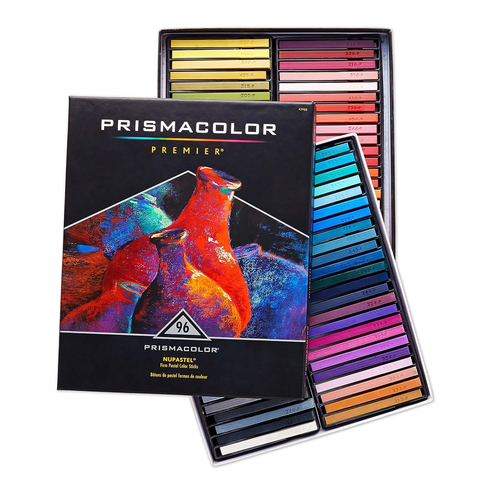 27055 Premier NuPastel Firm Pastel Color Sticks 96 Count