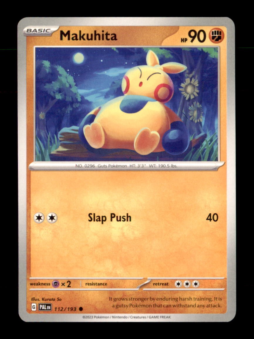 Makuhita 112/193 Common Paldea Evolved Pokemon Near Mint