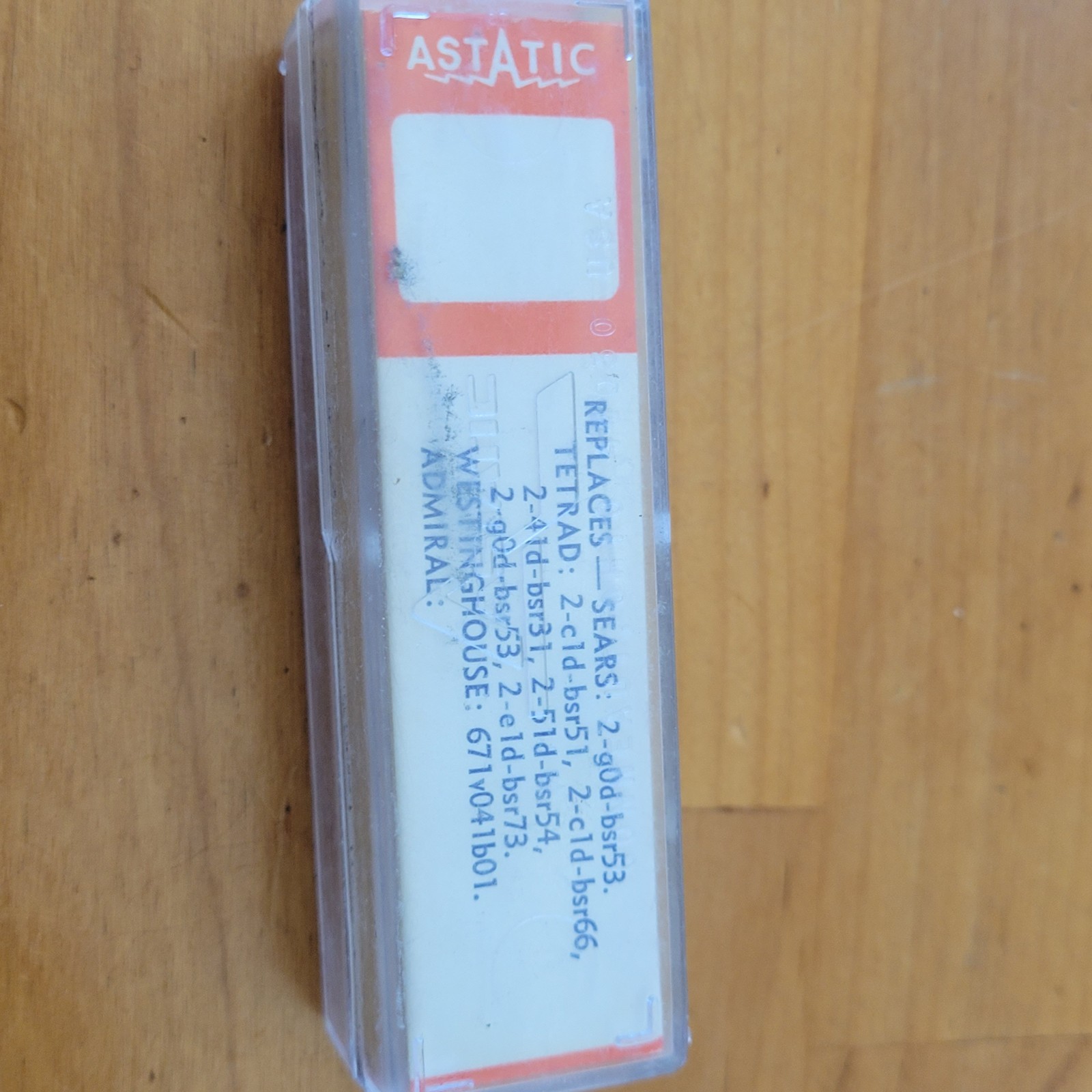 ASTATIC 1213D Phonograph Cartridge 2776D Needle Sears Tetrad Westinghouse NOS