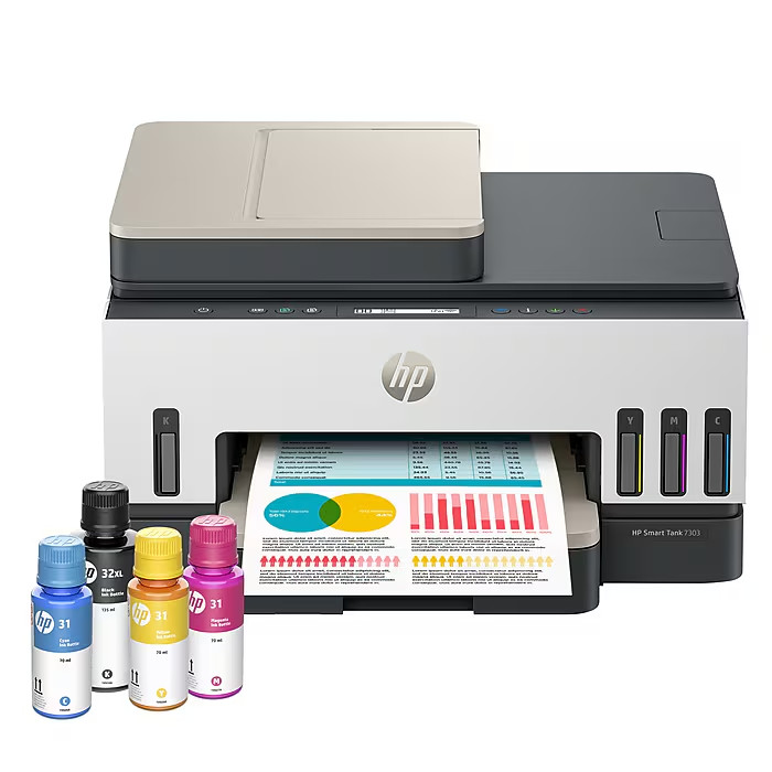 HP Smart Tank 7603 Wireless All-in-One Supertank Printer HP Smart Tank 7603 Wireless All-in-One Supertank Printer