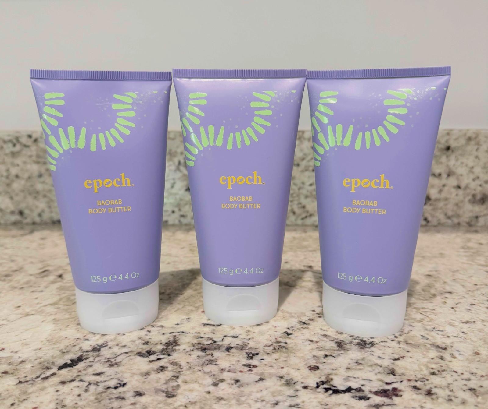 3 Pack Nu Skin Epoch Baobab Body Butter NEW White Cap Packaging EXP 03/2028