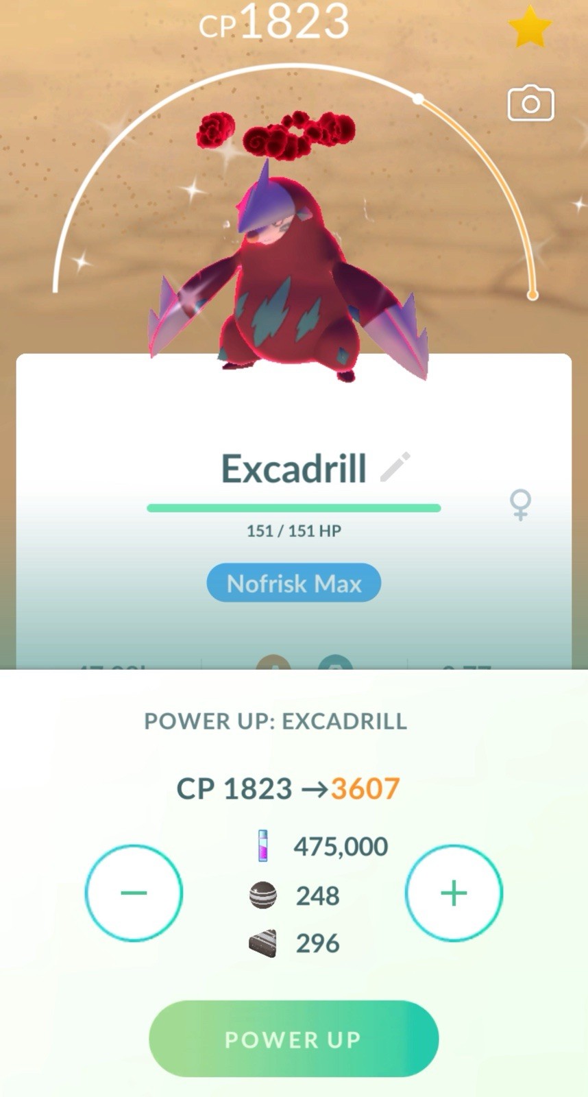 Pokemon✨Lv50✨Shiny Dynamax Excadrill✨All Max Unlocked✨TRA-DE✨Go✨