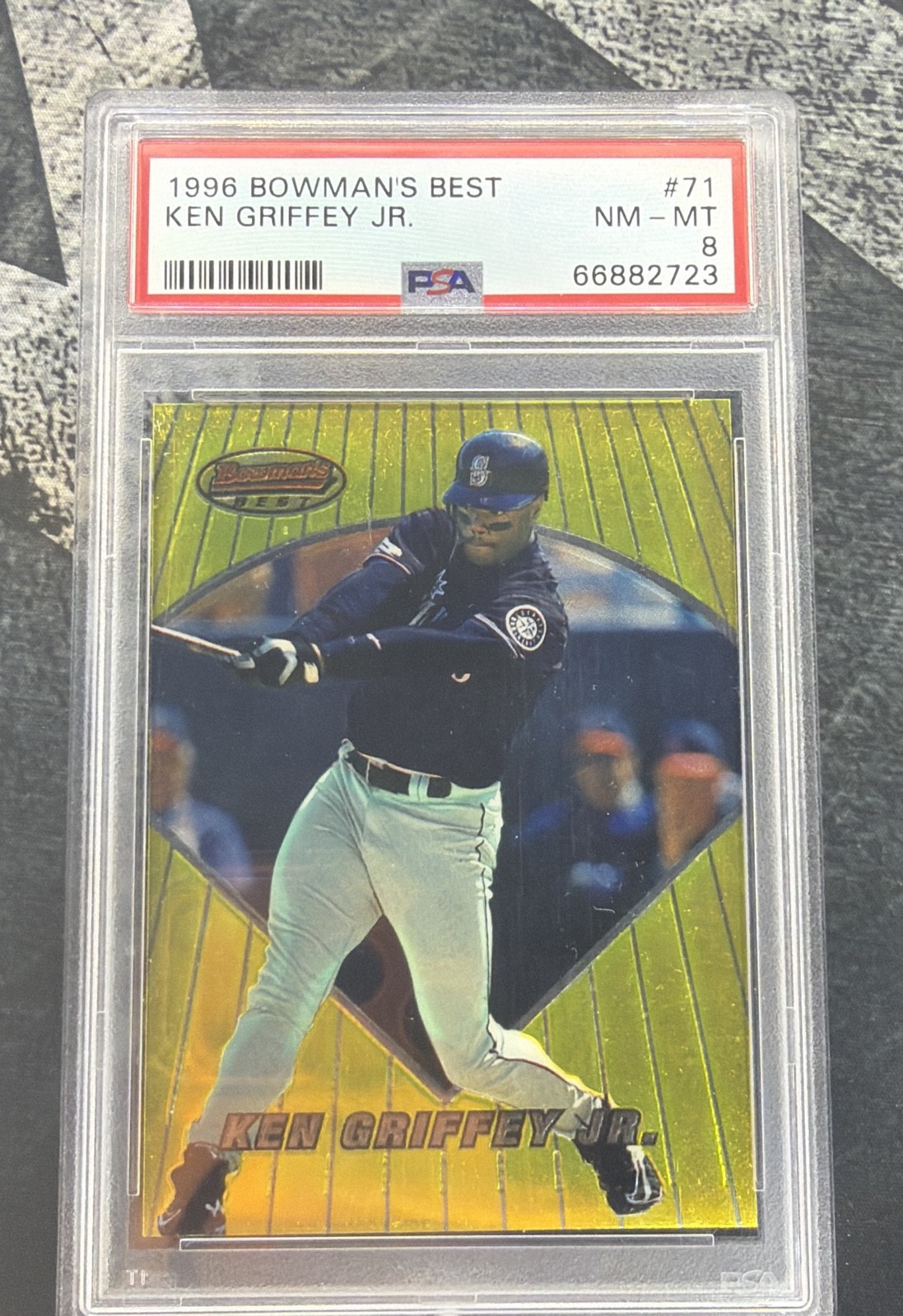 1996 Bowman's Best - Ken Griffey Jr #71 PSA 8 1996 Bowman's Best - Ken Griffey Jr #71 PSA 8