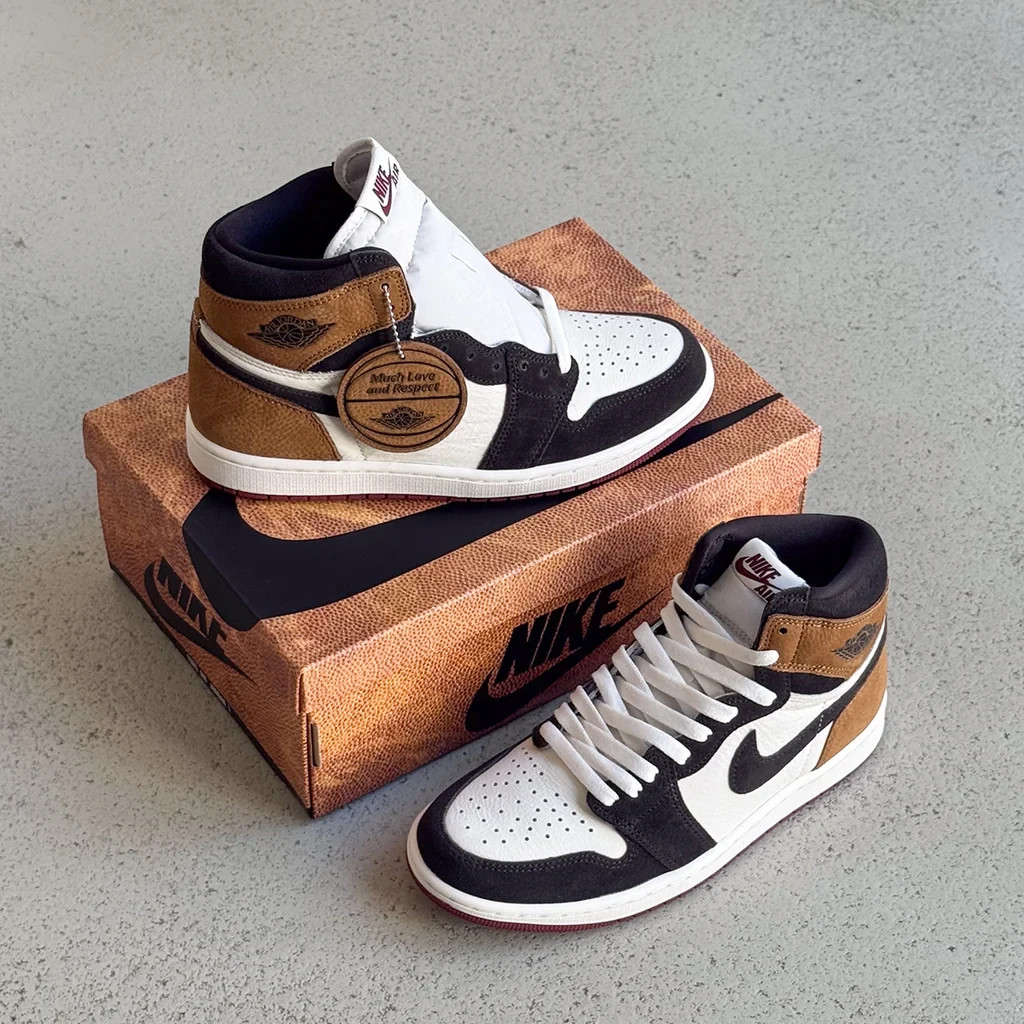Men\'s Jordan 1 High OG Love Letter Brown White (2026) DZ5485-201 Size US 🔥SALE