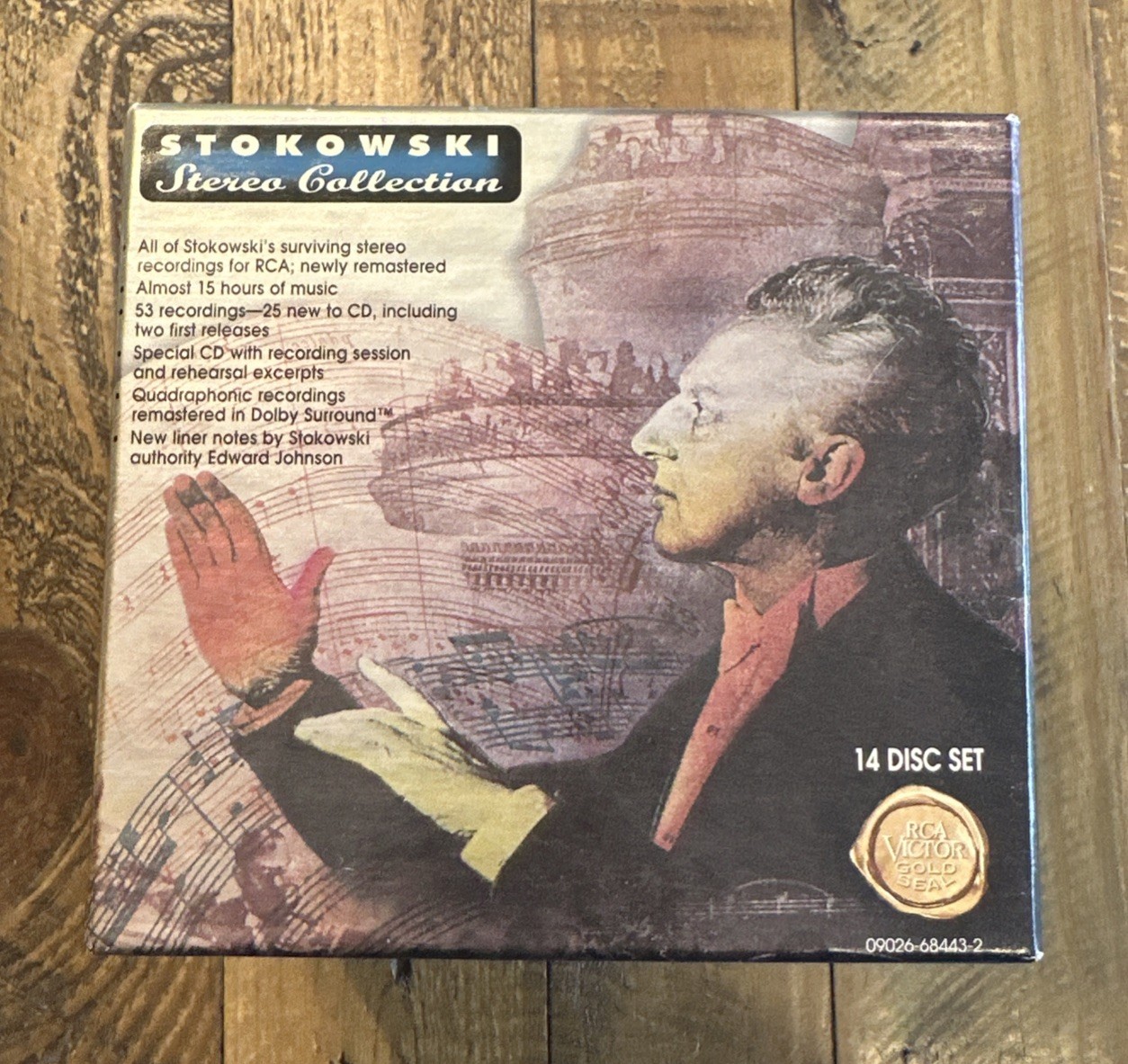 Leopold Stokowski RCA Victor Gold Seal Stereo Collection 1954-1976 (14-CD set) Leopold Stokowski RCA Victor Gold Seal Stereo Collection 1954-1976 (14-CD set)
