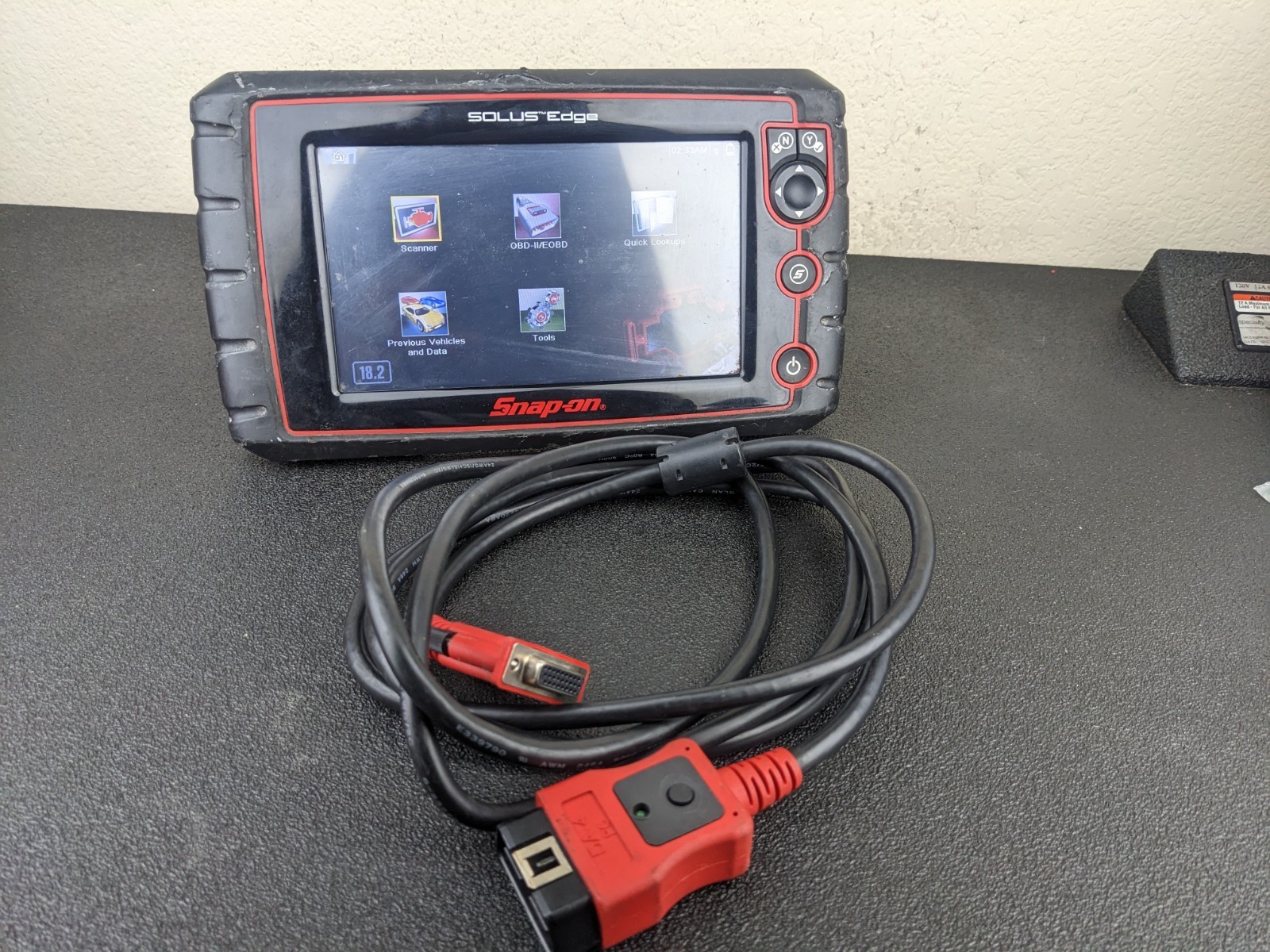 #bo588 Snap-On Tools Solus Edge EESC320 Diagnostic Scanner w/Cord #bo588 Snap-On Tools Solus Edge EESC320 Diagnostic Scanner w/Cord