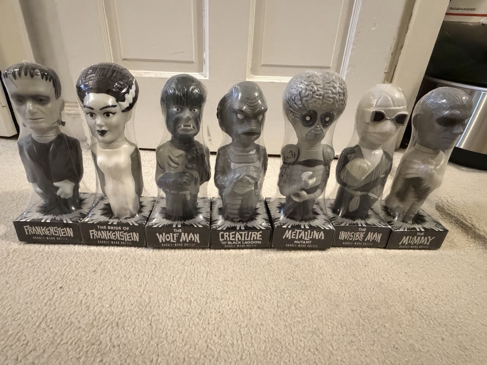 SUPER7 Universal Monsters Super Soapies Complete Set Silver Screen Series - New