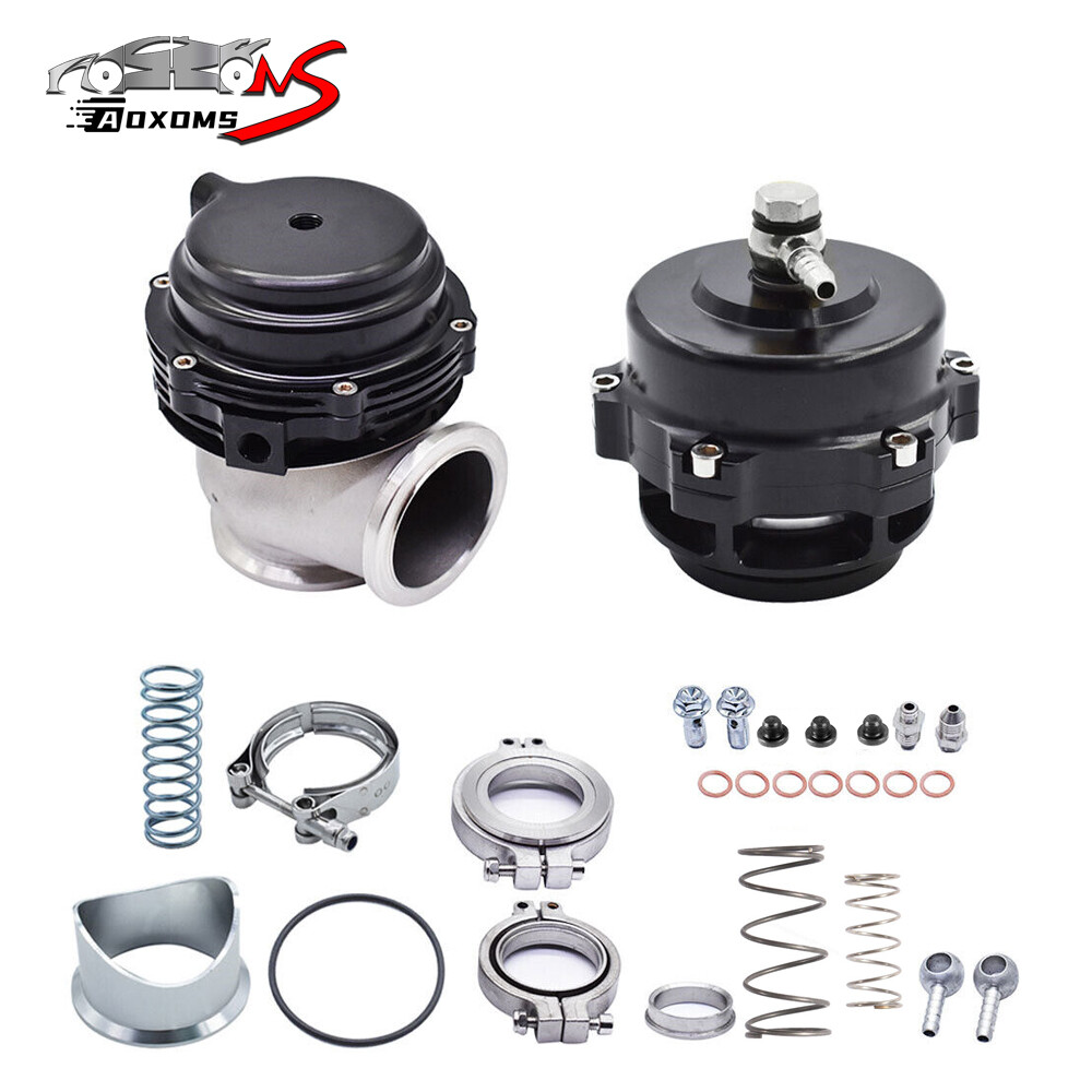 44MM External Wastegate w/ V-Band Flange&50MM BOV Combo Turbo Blow Off Valve
