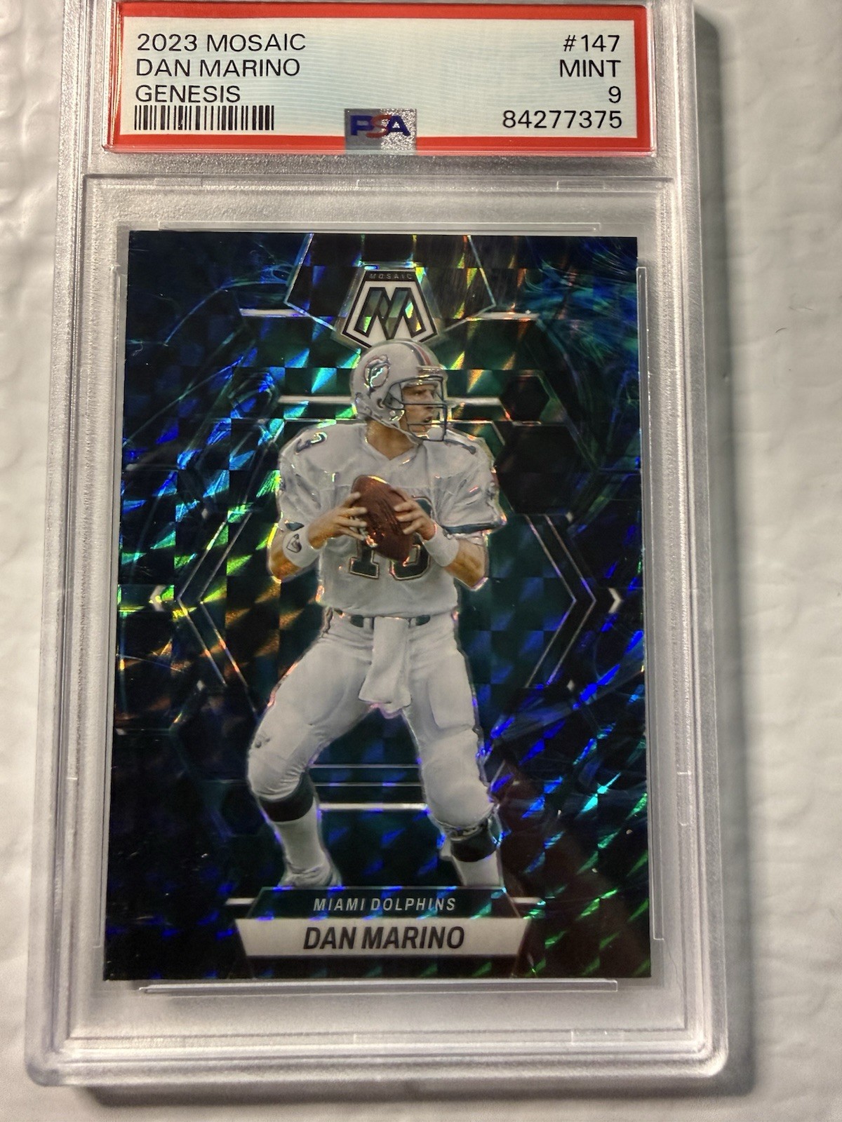 2022 Dan Marino Mosaic Genesis #126 Dolphins PSA 9 2022 Dan Marino Mosaic Genesis #126 Dolphins PSA 9