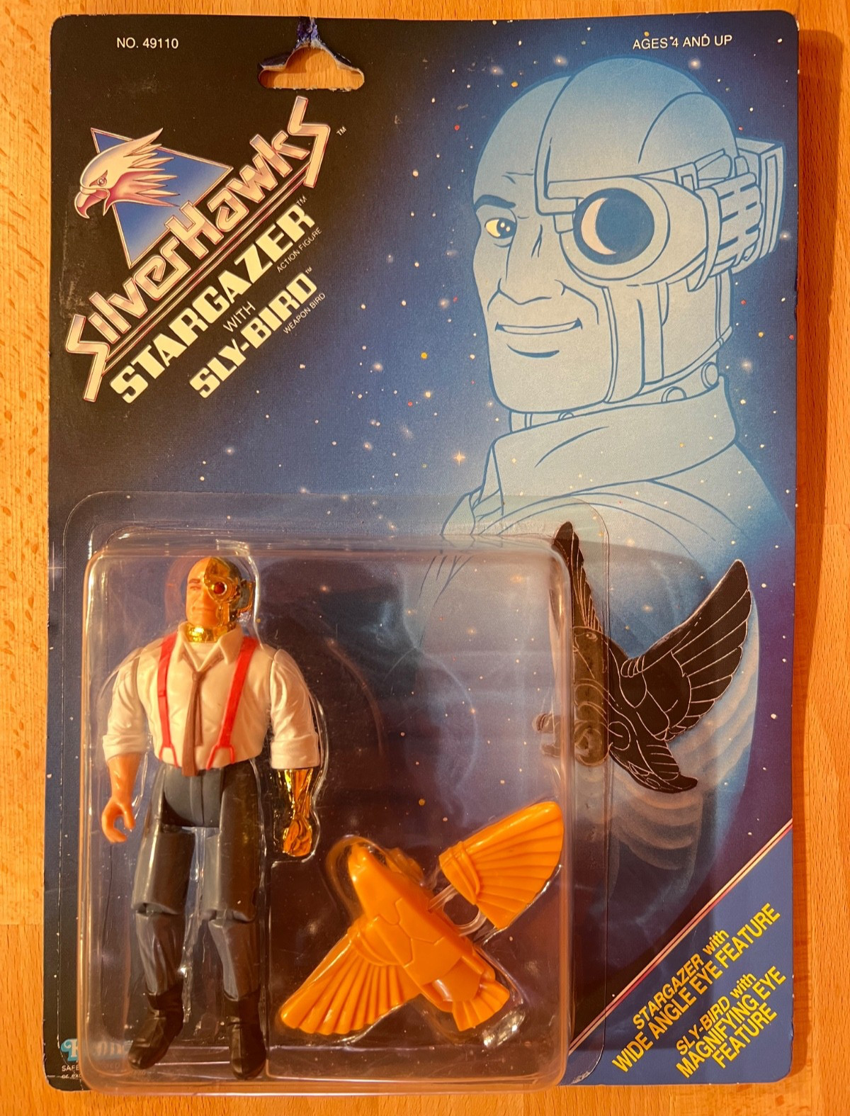 Silverhawks Stargazer with Sly-Bird FACTORY SEALED Kenner Silver Hawks 1986 NICE Silverhawks Stargazer with Sly-Bird FACTORY SEALED Kenner Silver Hawks 1986 NICE