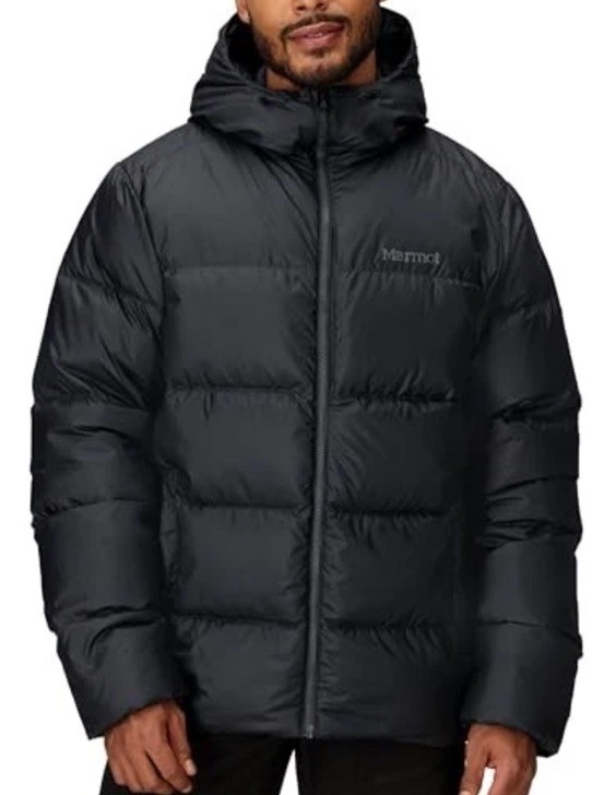 NWT Marmot Men’s Size XXL Black Polyester Down Hooded Puffer Coat Orig $600.00 NWT Marmot Men’s Size XXL Black Polyester Down Hooded Puffer Coat Orig $600.00