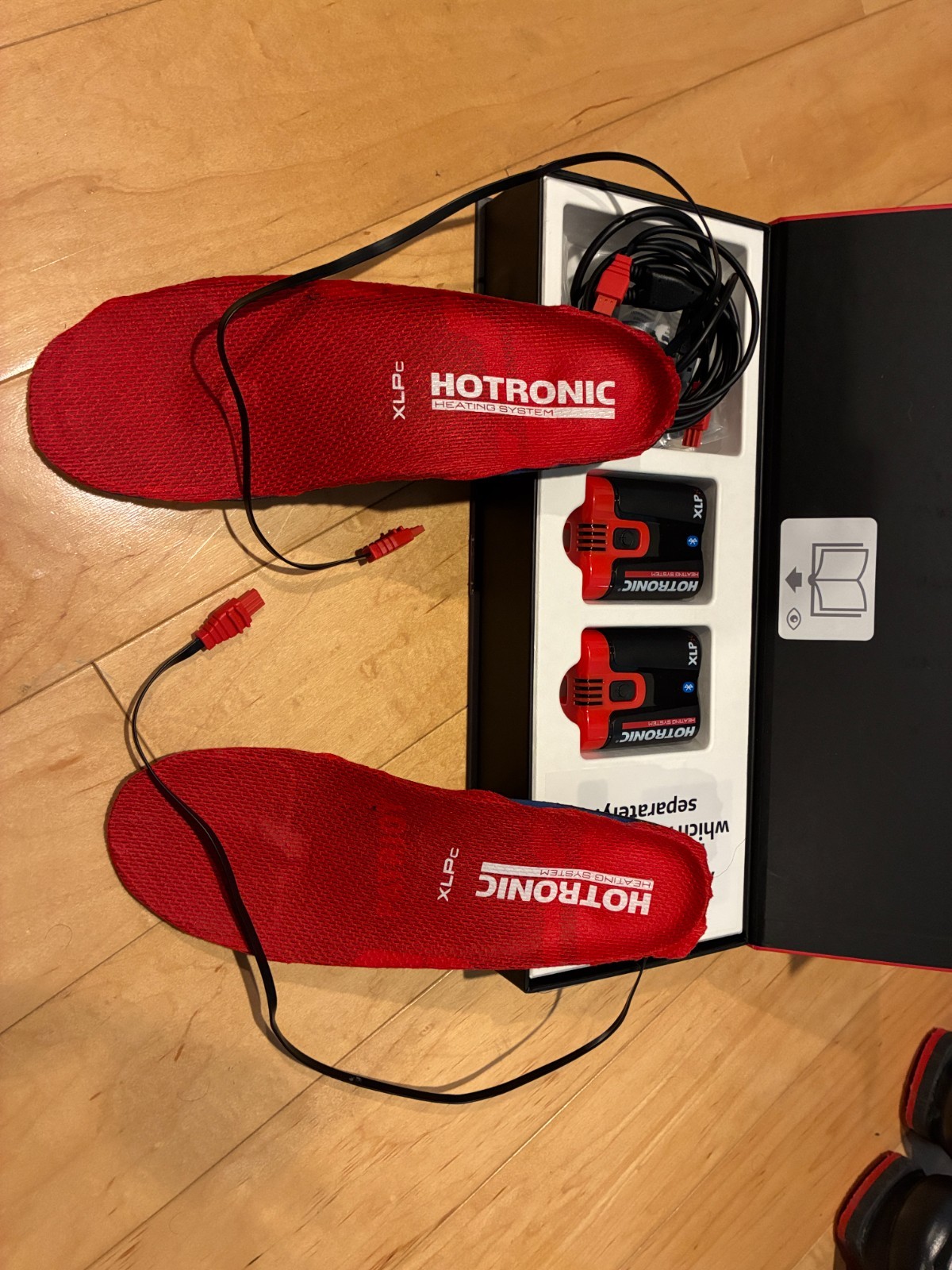 Hotronic XLP 2C BT Custom Heated Foot + Brackets + Footbeds (Mondo 26)
