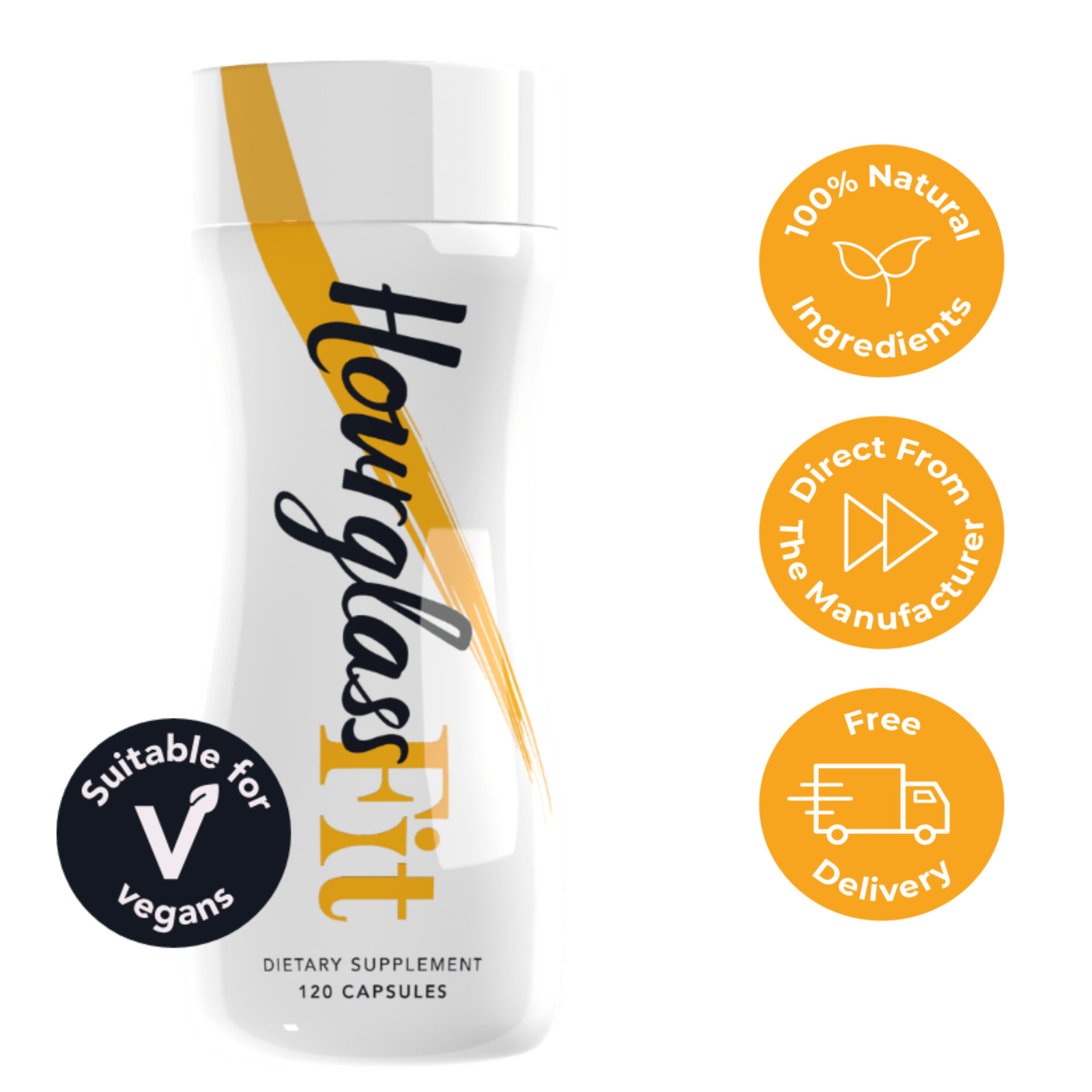 Hourglass Fit Fat Burner – Best Weight Loss Pills for Women – 120 Capsules