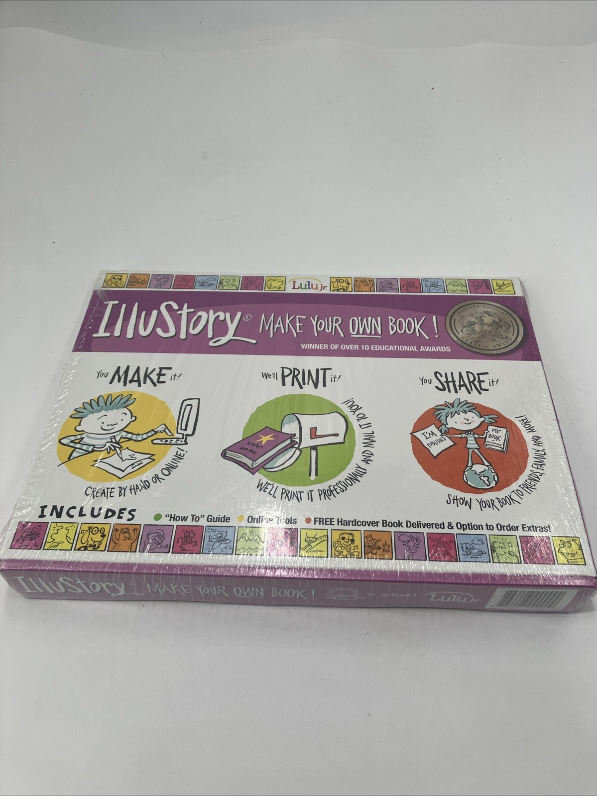 Lulu Jr. Illustory  Make Your Own Book Kit ~ New, Sealed Ships Fast