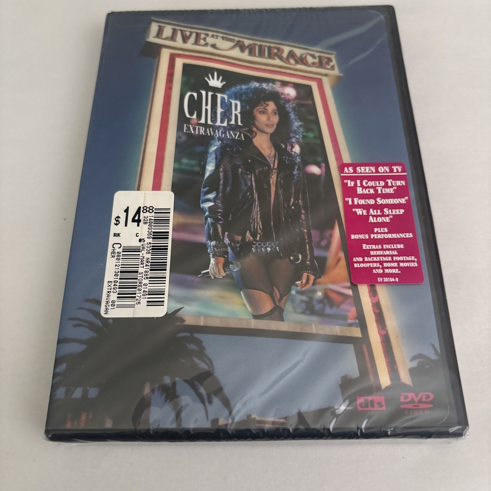 CHER Extravaganza Live at the Mirage CHER (DVD, 1991) Sealed