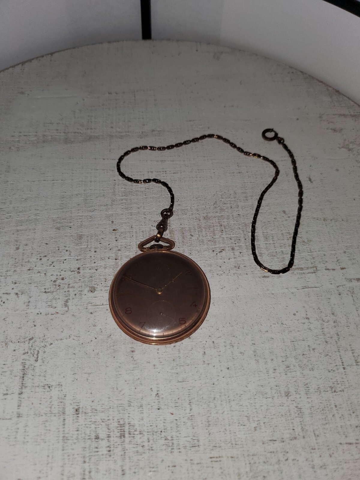 Vintage 1941 ELGIN USA 546 10K Rose Gold Filled 15 Jewels Winding Pocket Watch
