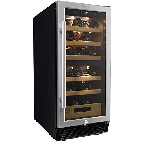 END WINE COOLER STANDALONE DUAL - HOMELABS 25 BOTTLES HIGH